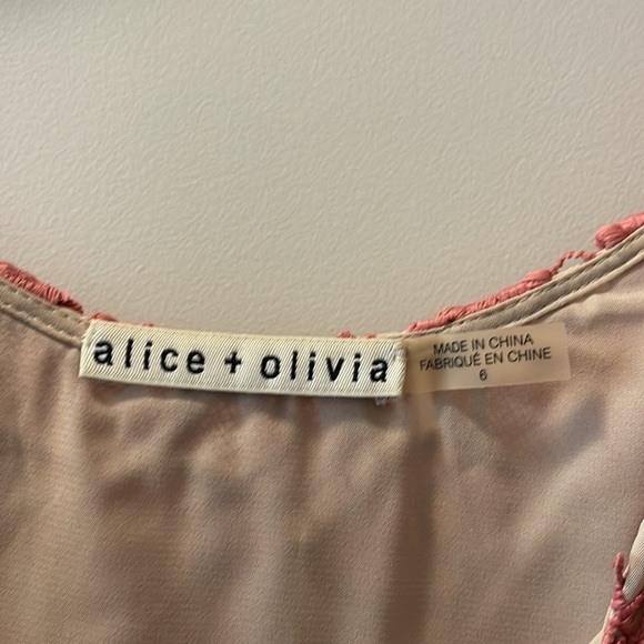 Alice + olivia floral fringe top - Picture 2 of 2